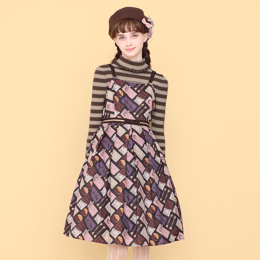 CHOCOLATE maker����ߥ�������ԡ���(CHOCOLATE maker camisole dress)