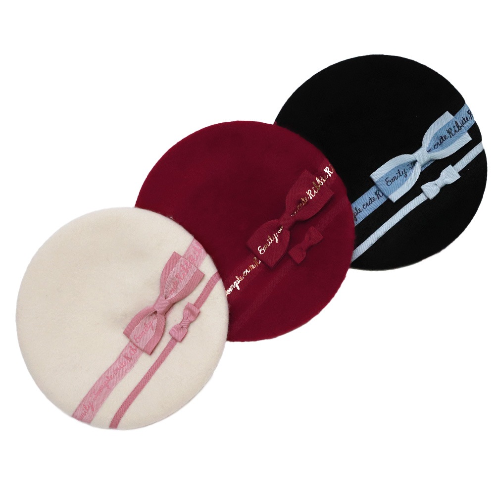������ܥ�٥졼(logo ribbon beret)