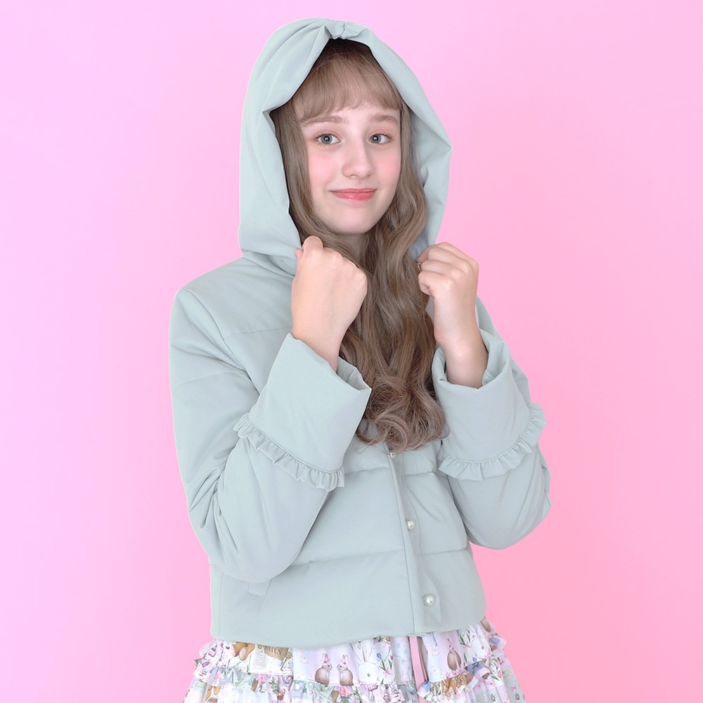 �ѥƥåɥޥ����󥷥硼�ȥ�����(Padded macaron short coat)