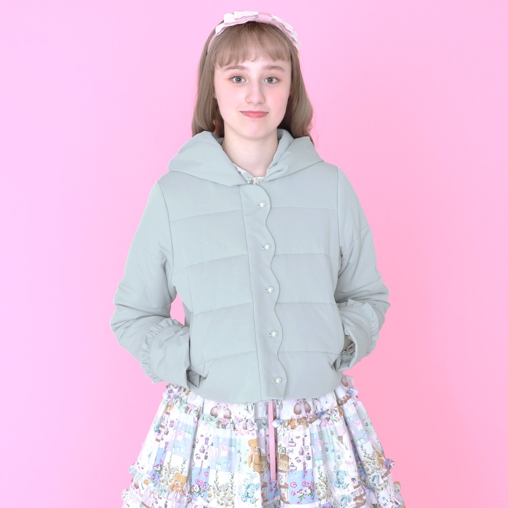 �ѥƥåɥޥ����󥷥硼�ȥ�����(Padded macaron short coat)