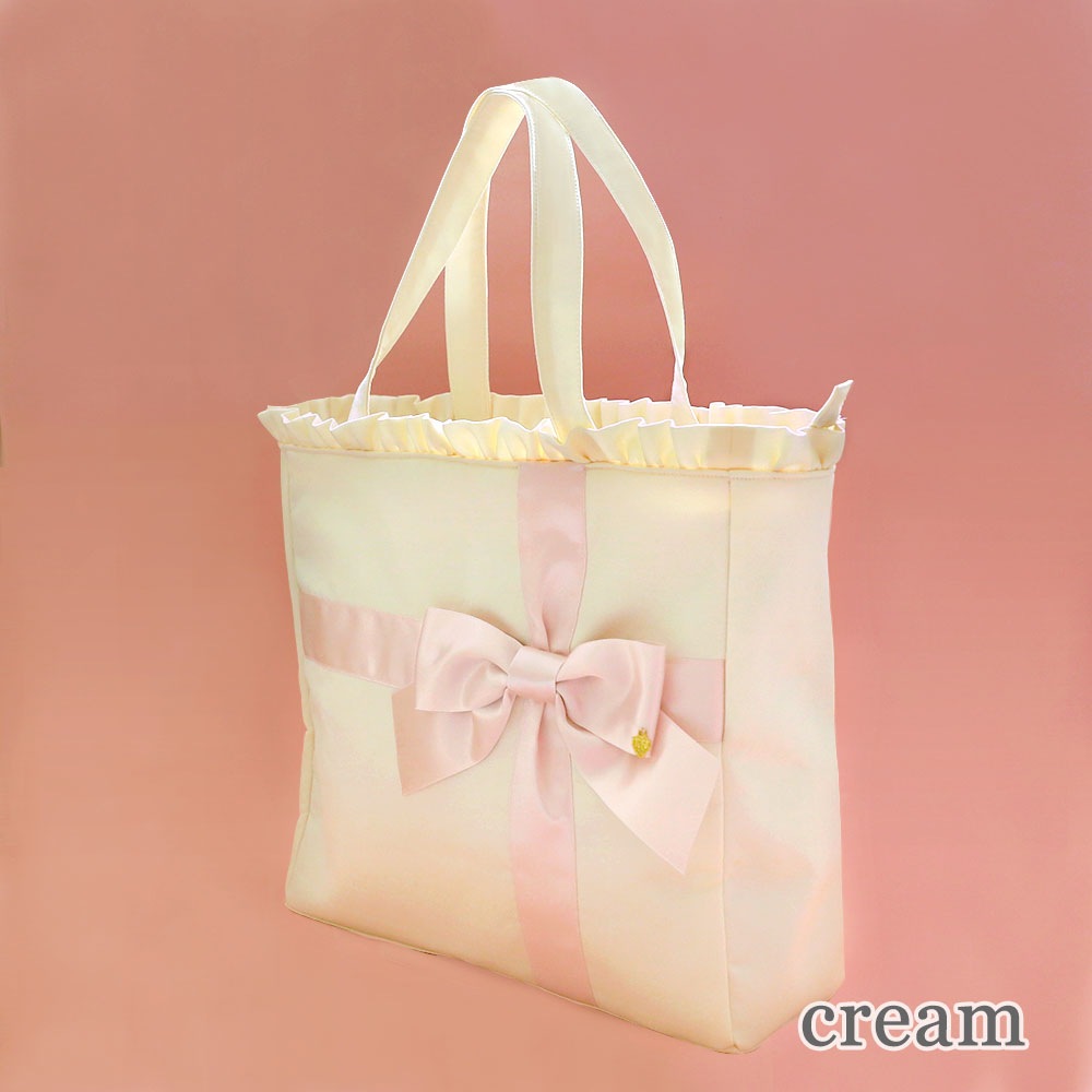 プレゼントリボントートバッグ Present Ribbon Tote Bag Bag Pouch バッグ ポーチ Bag バッグ Emily Temple Cute Official Online Shop