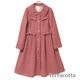 ��Reservation�ۥ�ܥ󥫥顼���󥰥�����(ribbon collar long coat)