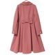 ��Reservation�ۥ�ܥ󥫥顼���󥰥�����(ribbon collar long coat)