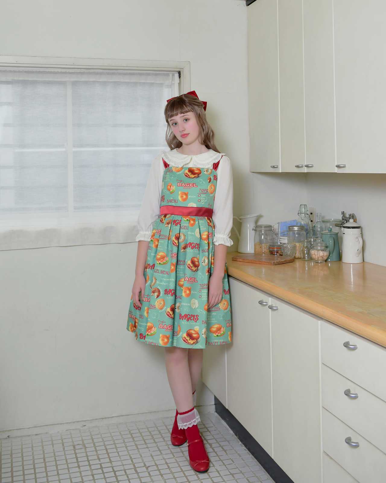 ��Reservation��Bagel Topping�Ρ����꡼�֥��ԡ���(sleeveless dress)