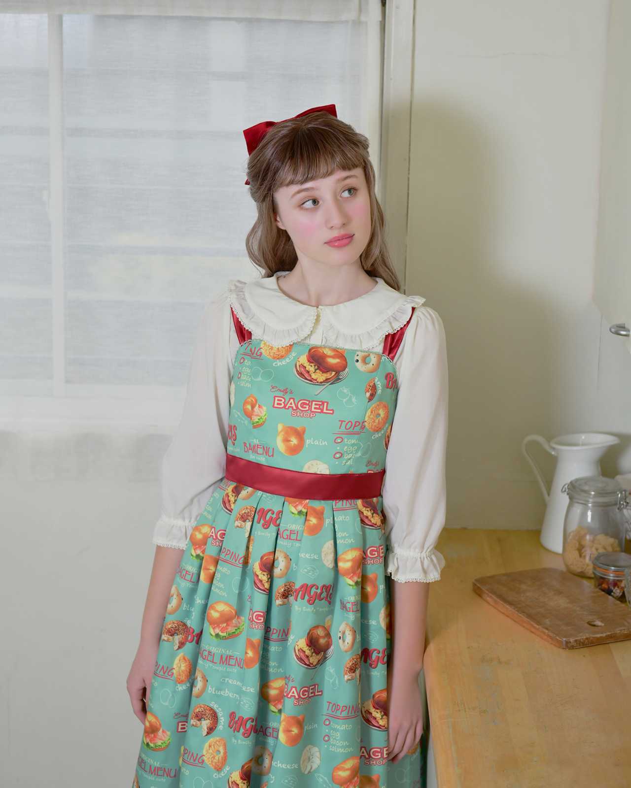 ��Reservation��Bagel Topping�Ρ����꡼�֥��ԡ���(sleeveless dress)