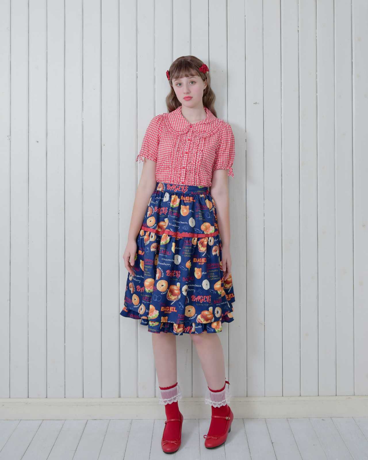 ��Reservation��Bagel Topping��������(Bagel Topping skirt)