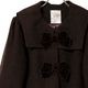 ��Reservation�ۥХå���ܥ�ĥ����ɥ�����(back ribbon tweed coat)