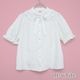 �����졼�����顼��ܥ�֥饦�� (logolacecollar ribbon blouse)