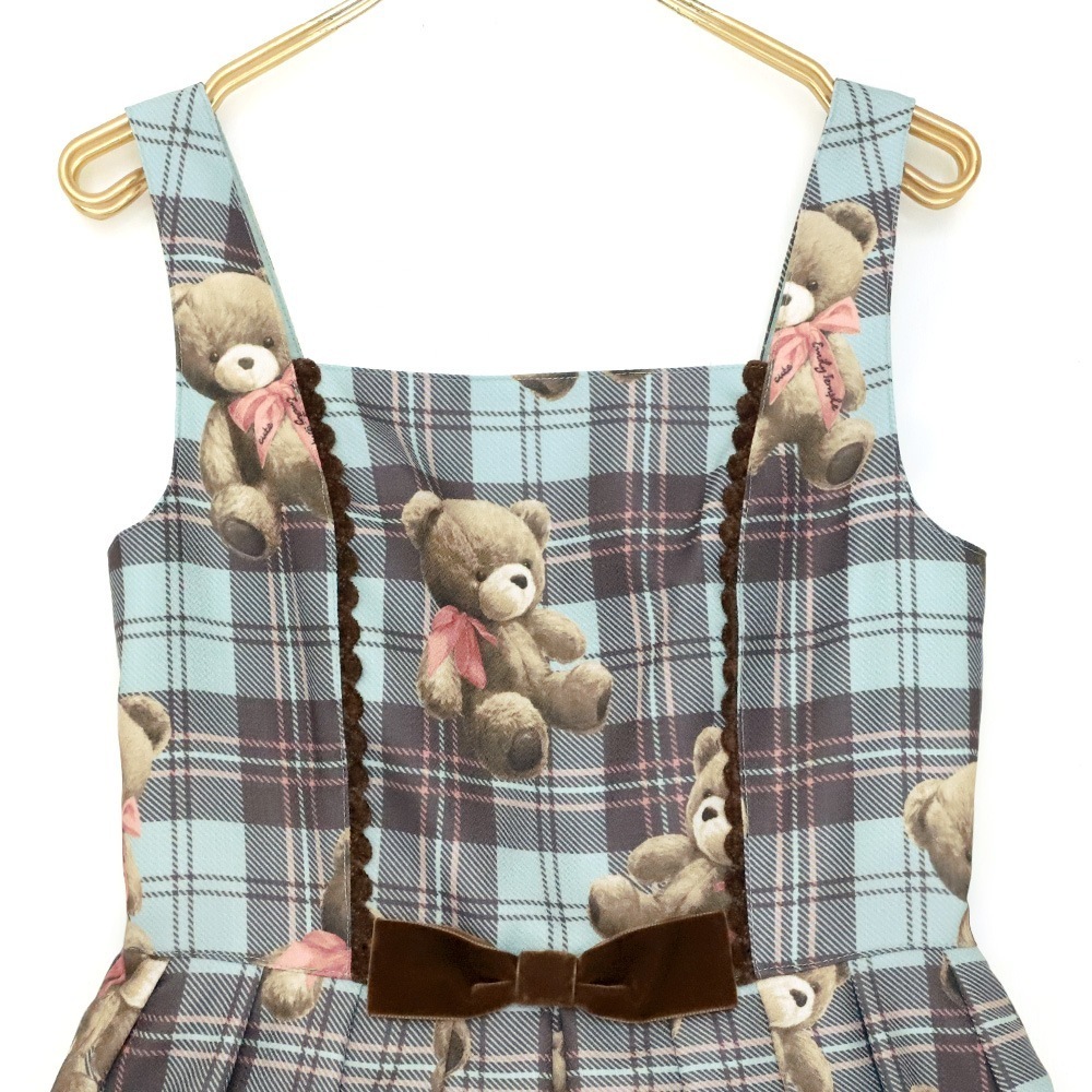 Teddy Bear TartanΡ꡼֥ԡ (Teddy Bear Tartan sleeveless dress)