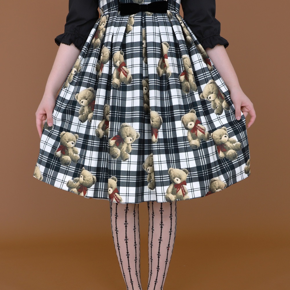 Teddy Bear TartanΡ꡼֥ԡ (Teddy Bear Tartan sleeveless dress)
