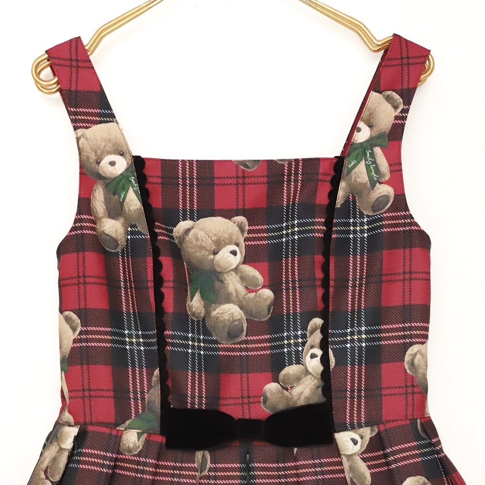 Teddy Bear TartanΡ꡼֥ԡ (Teddy Bear Tartan sleeveless dress)
