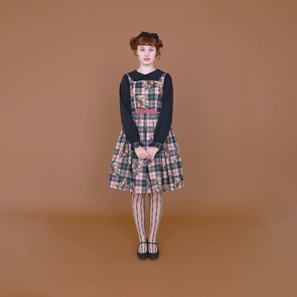 Teddy Bear TartanΡ꡼֥ԡ (Teddy Bear Tartan sleeveless dress)