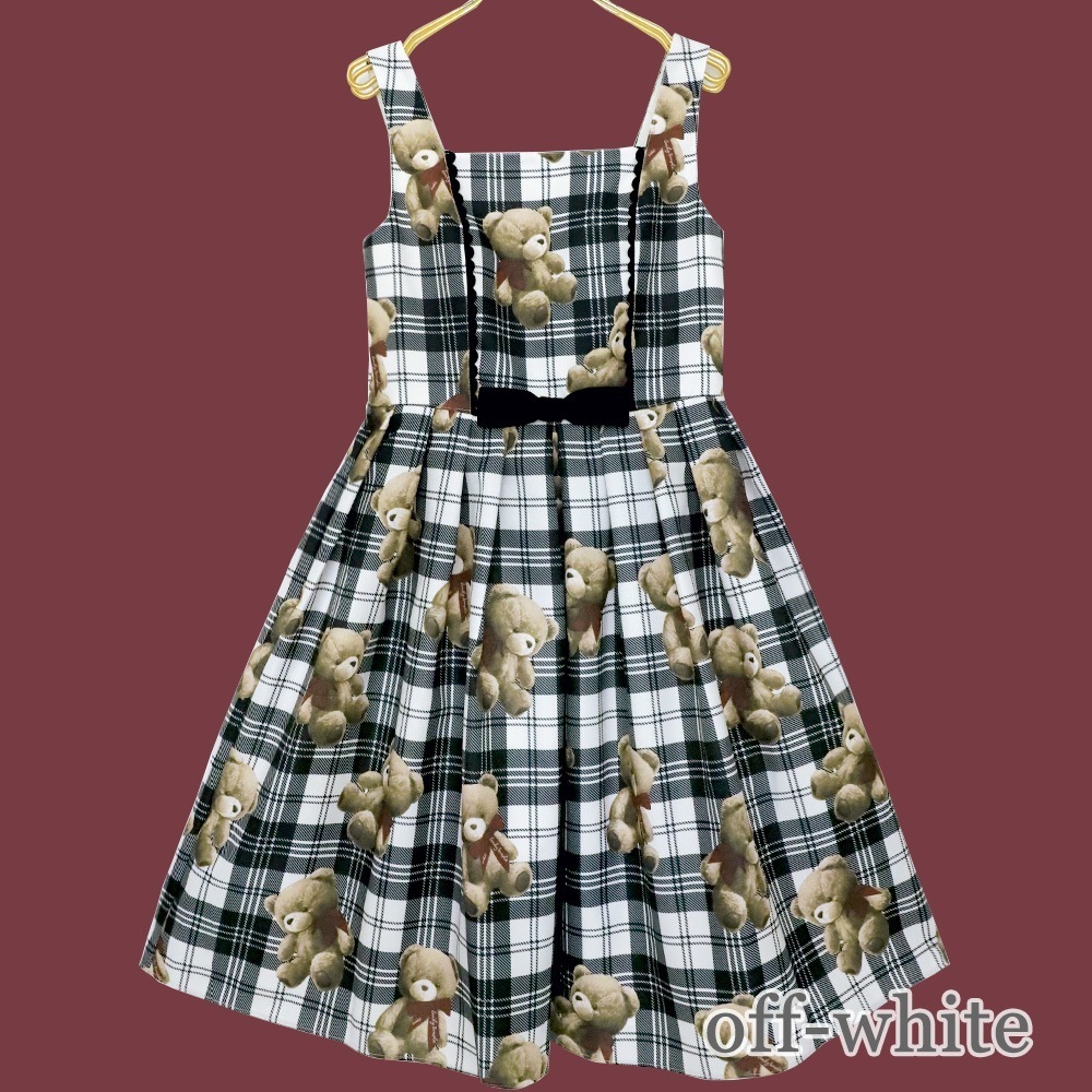 Teddy Bear TartanΡ꡼֥ԡ (Teddy Bear Tartan sleeveless dress)