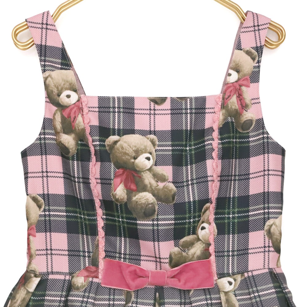 Teddy Bear TartanΡ꡼֥ԡ (Teddy Bear Tartan sleeveless dress)