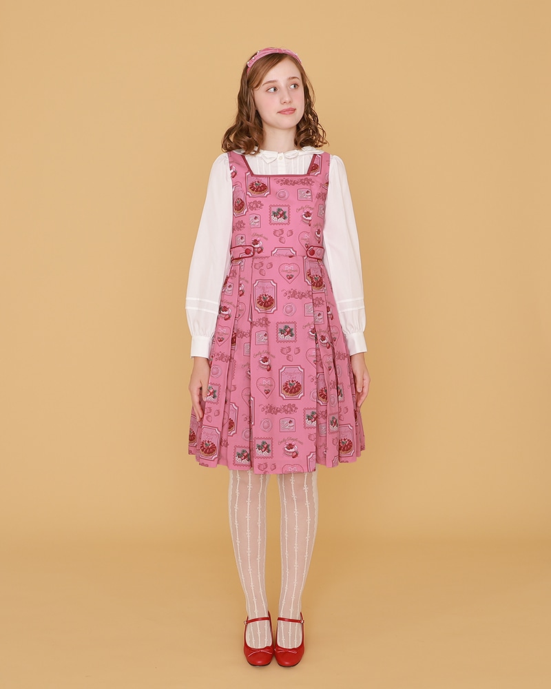 Reservation】Strawberry Collectionノースリーブワンピース