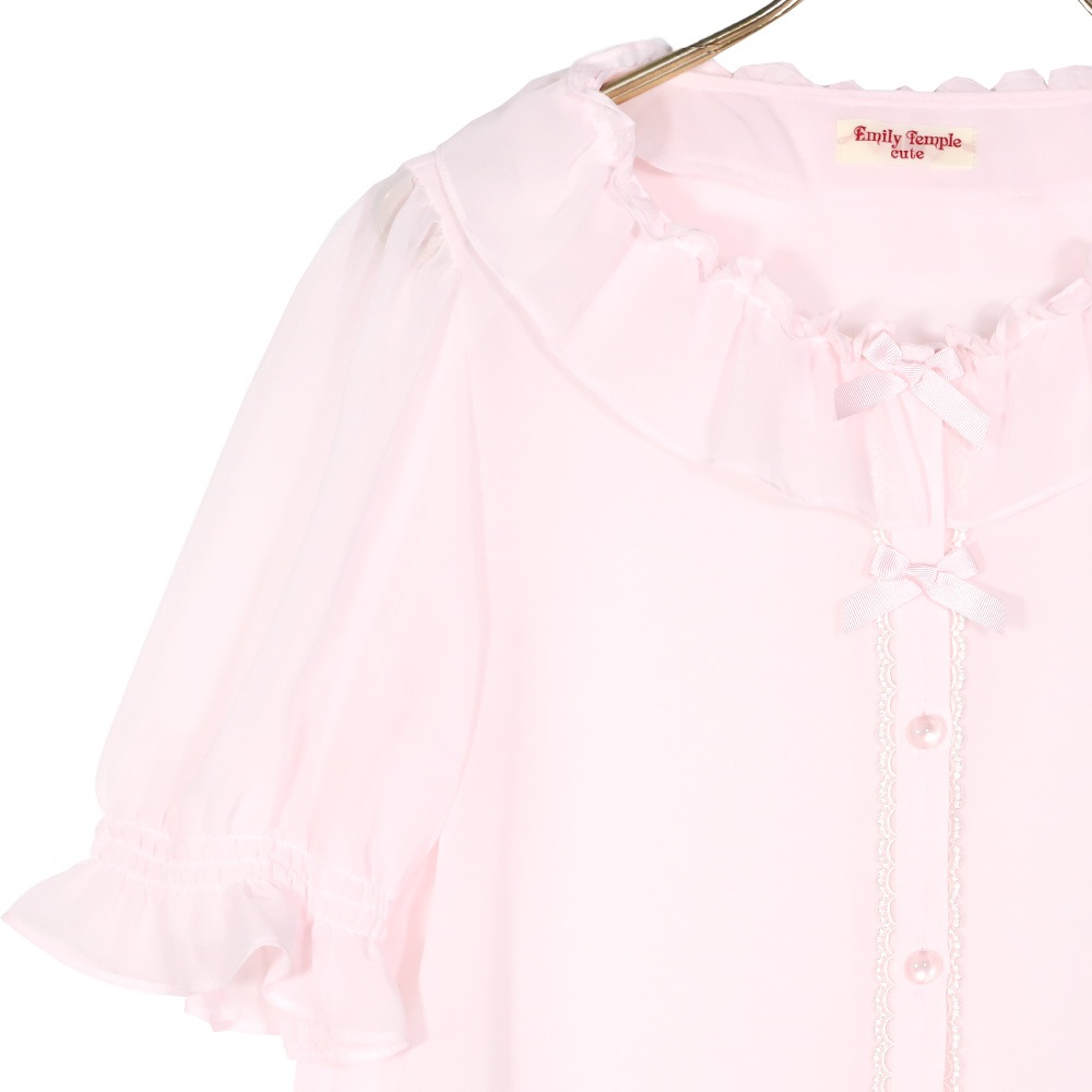 եե֥饦(chiffon frill blouse)