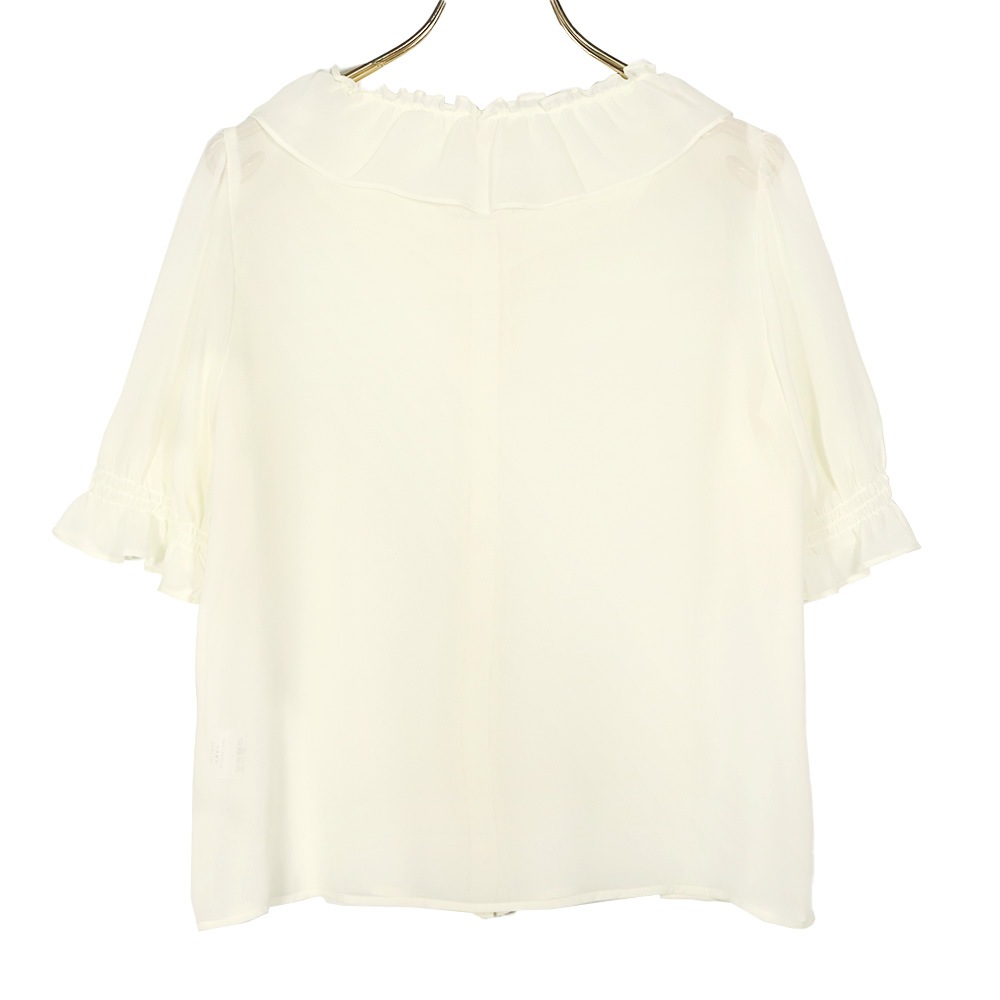 եե֥饦(chiffon frill blouse)