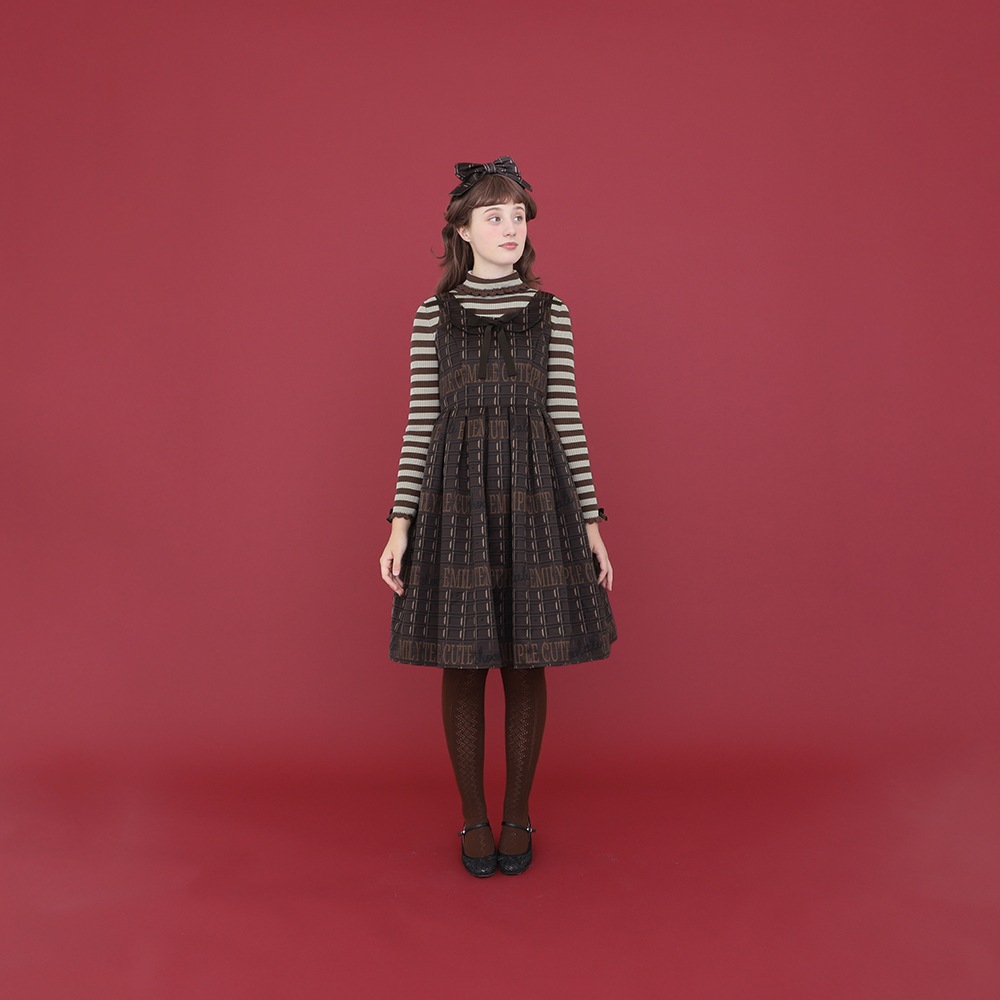 ĥ祳Ρ꡼֥ԡ(chocolate sleeveless dress)