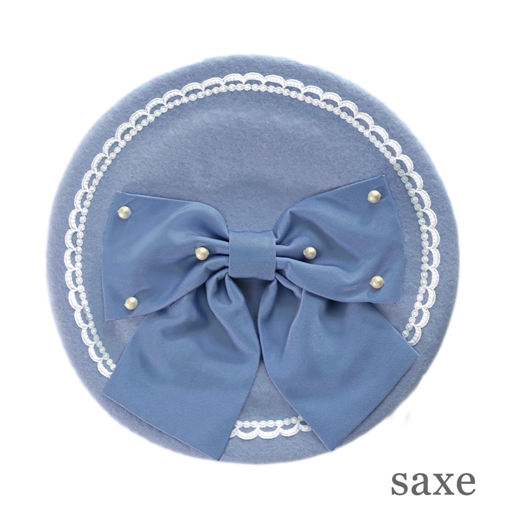 BIG��ܥ�٥졼(BIG ribbon beret)