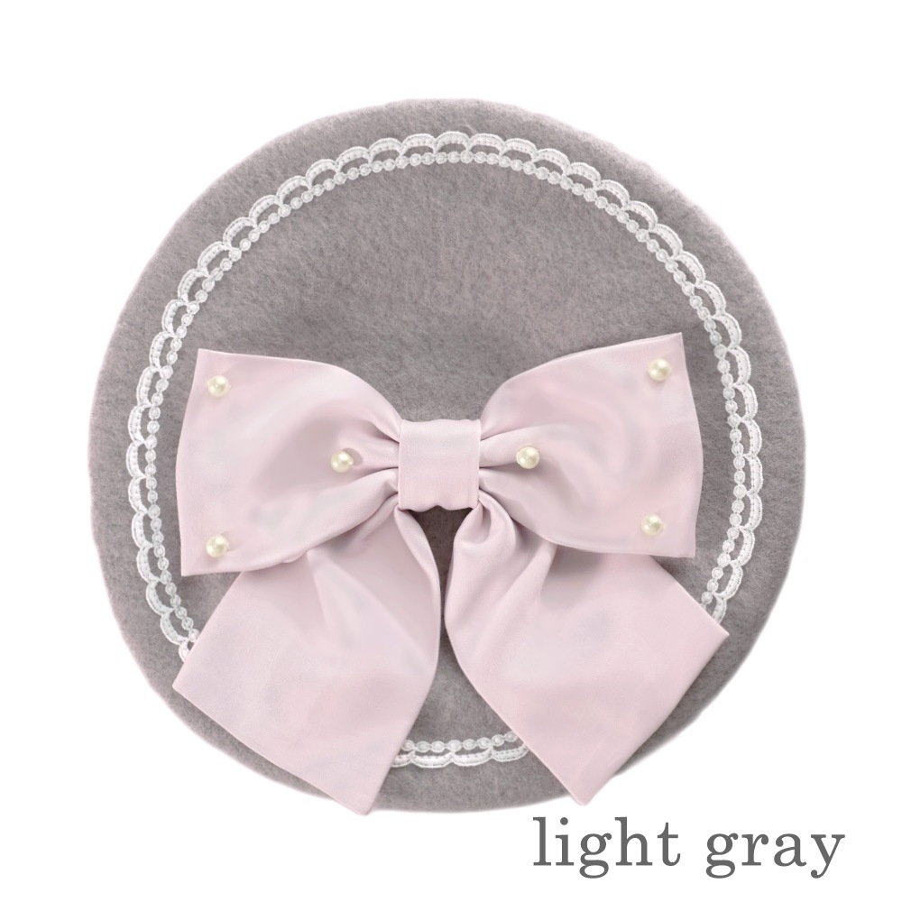 BIG��ܥ�٥졼(BIG ribbon beret)