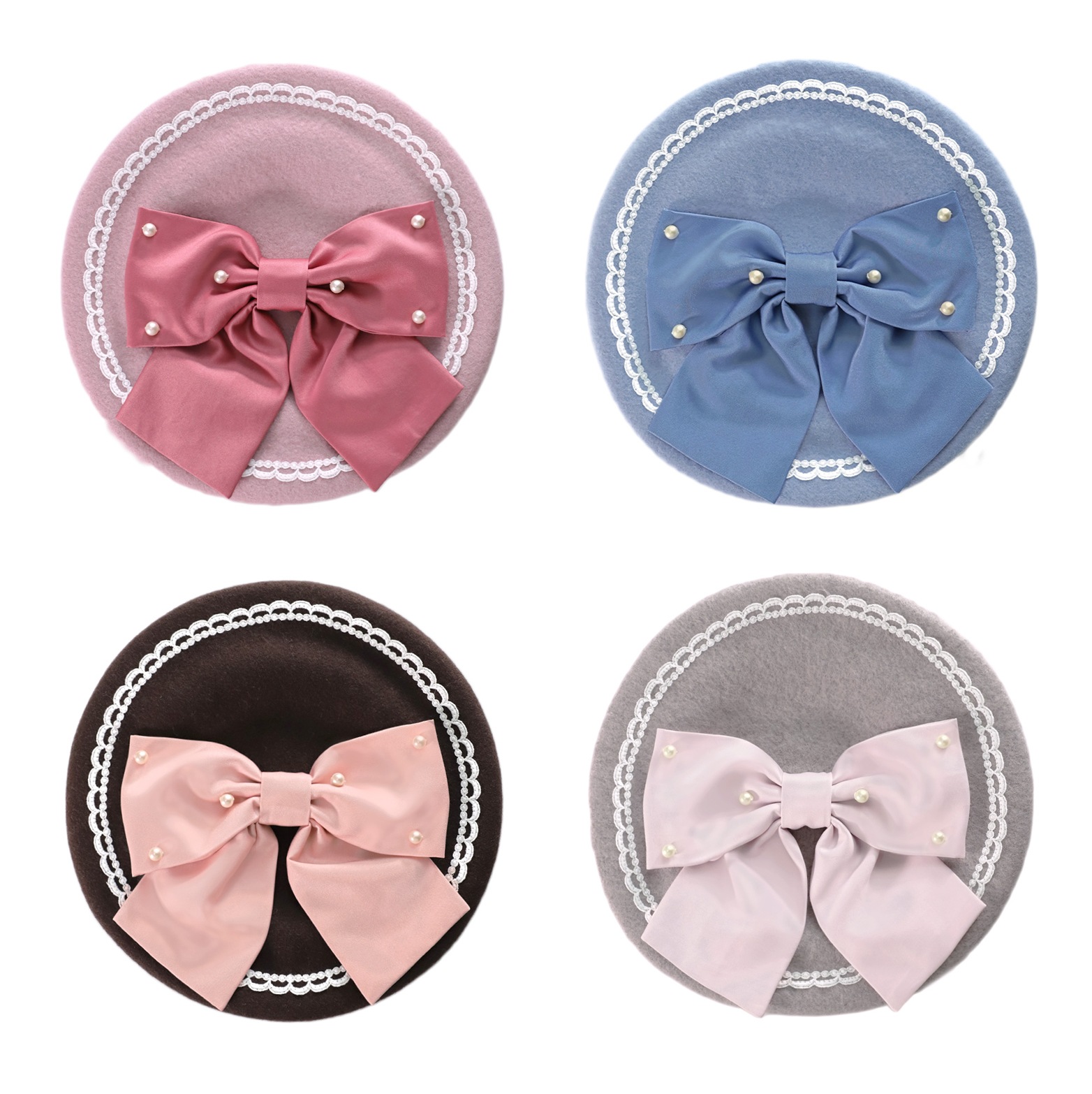 BIG��ܥ�٥졼(BIG ribbon beret)