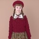 ������ɥ��顼�ե�륿��������ԡ��� (standcollar frill tartan dress)