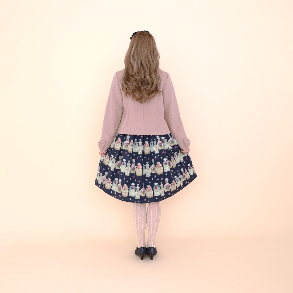 ��ܥ󥫥顼���硼�ȥ�����(Ribbon collar short coat)