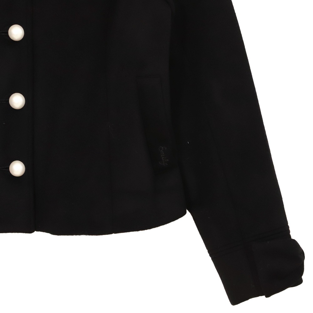 ��ܥ󥫥顼���硼�ȥ�����(Ribbon collar short coat)