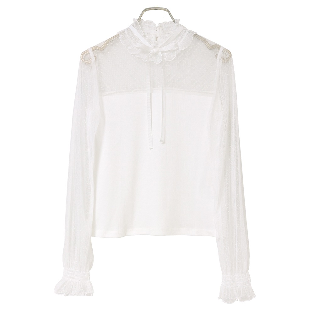�ɥåȥ��塼�륫�åȥ��� (Dot Tulle Cutsew)