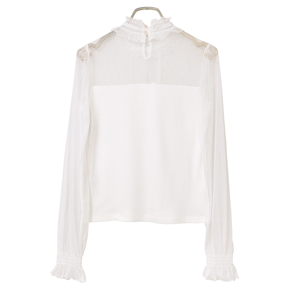 �ɥåȥ��塼�륫�åȥ��� (Dot Tulle Cutsew)