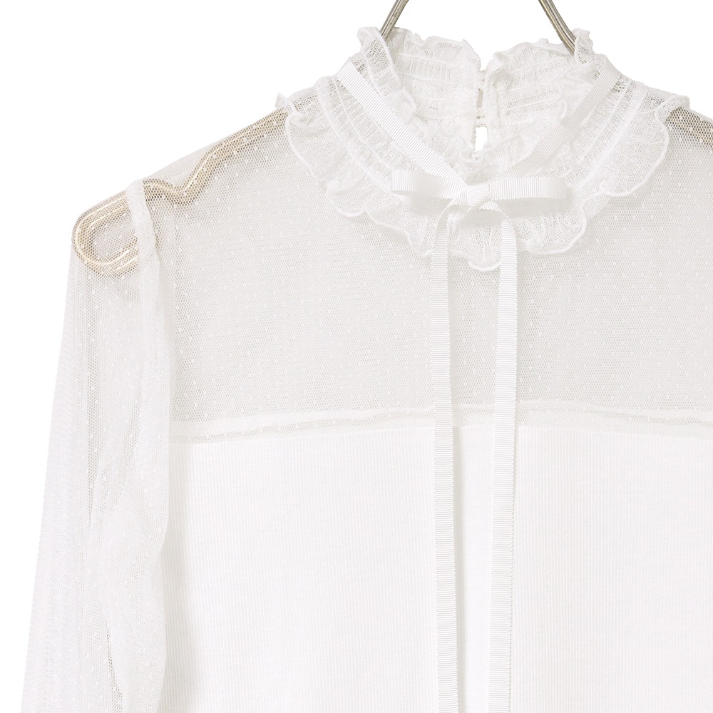 �ɥåȥ��塼�륫�åȥ��� (Dot Tulle Cutsew)