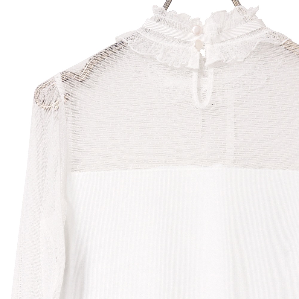 �ɥåȥ��塼�륫�åȥ��� (Dot Tulle Cutsew)