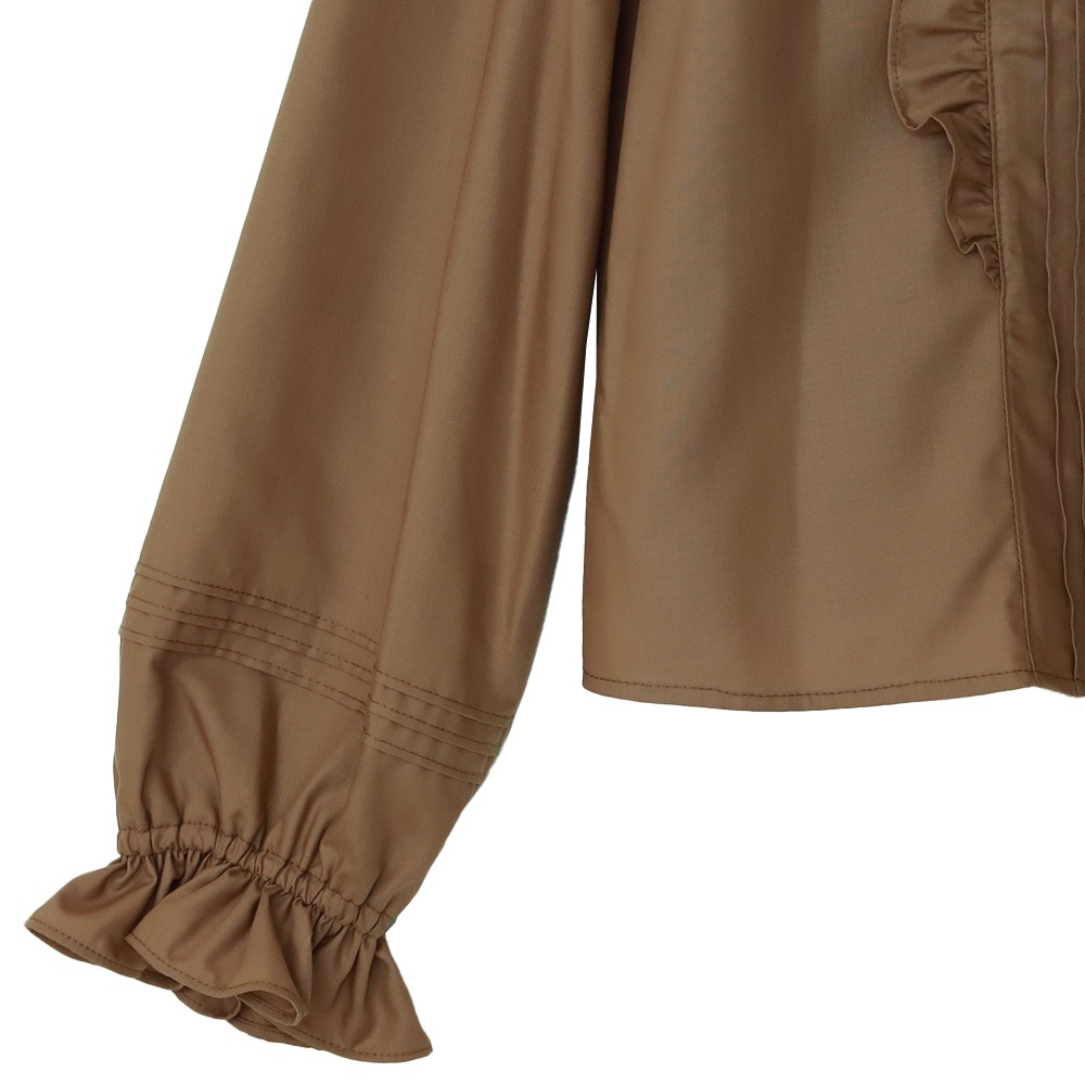 եԥ󥿥å֥饦 (frill pintuck blouse)