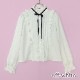 եԥ󥿥å֥饦 (frill pintuck blouse)