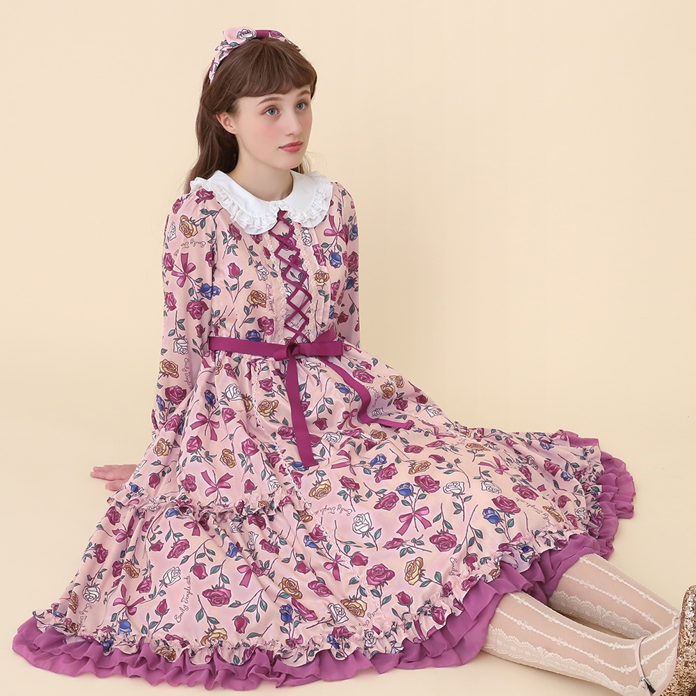 Stained Glass ROSEドレス(Stained Glass ROSE dress) | ONE