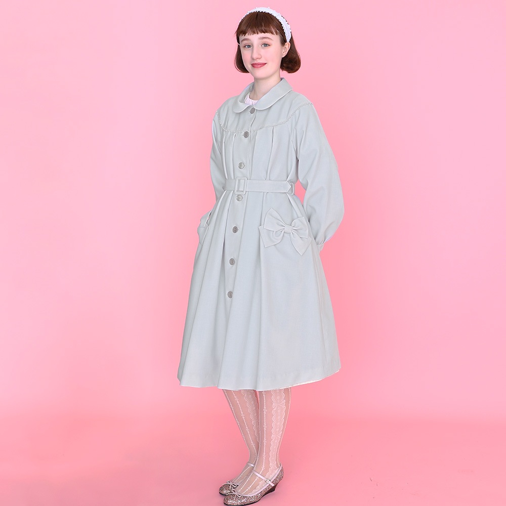 ޥޥܥ󥳡( Marshmallow ribbon coat )