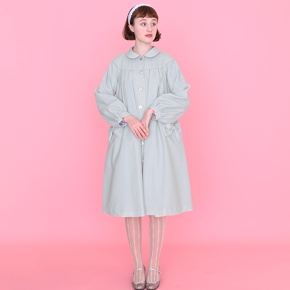 ޥޥܥ󥳡( Marshmallow ribbon coat )