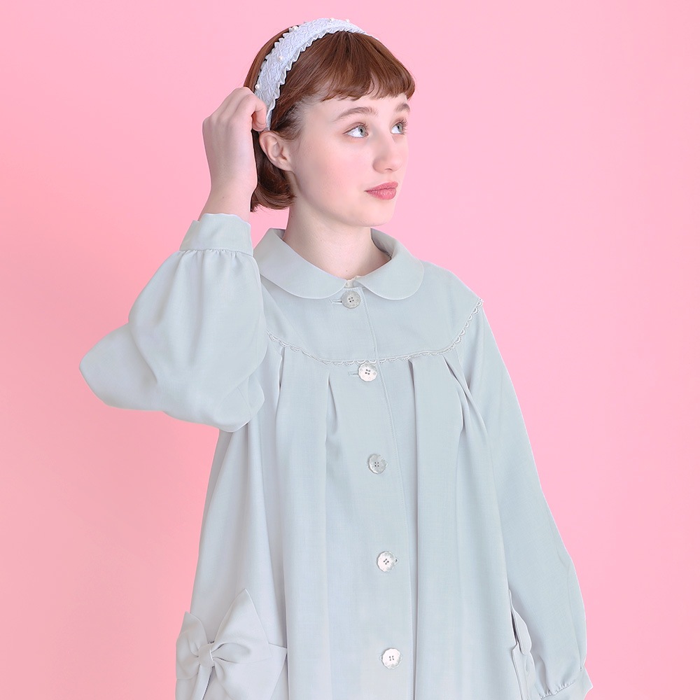 ޥޥܥ󥳡( Marshmallow ribbon coat )