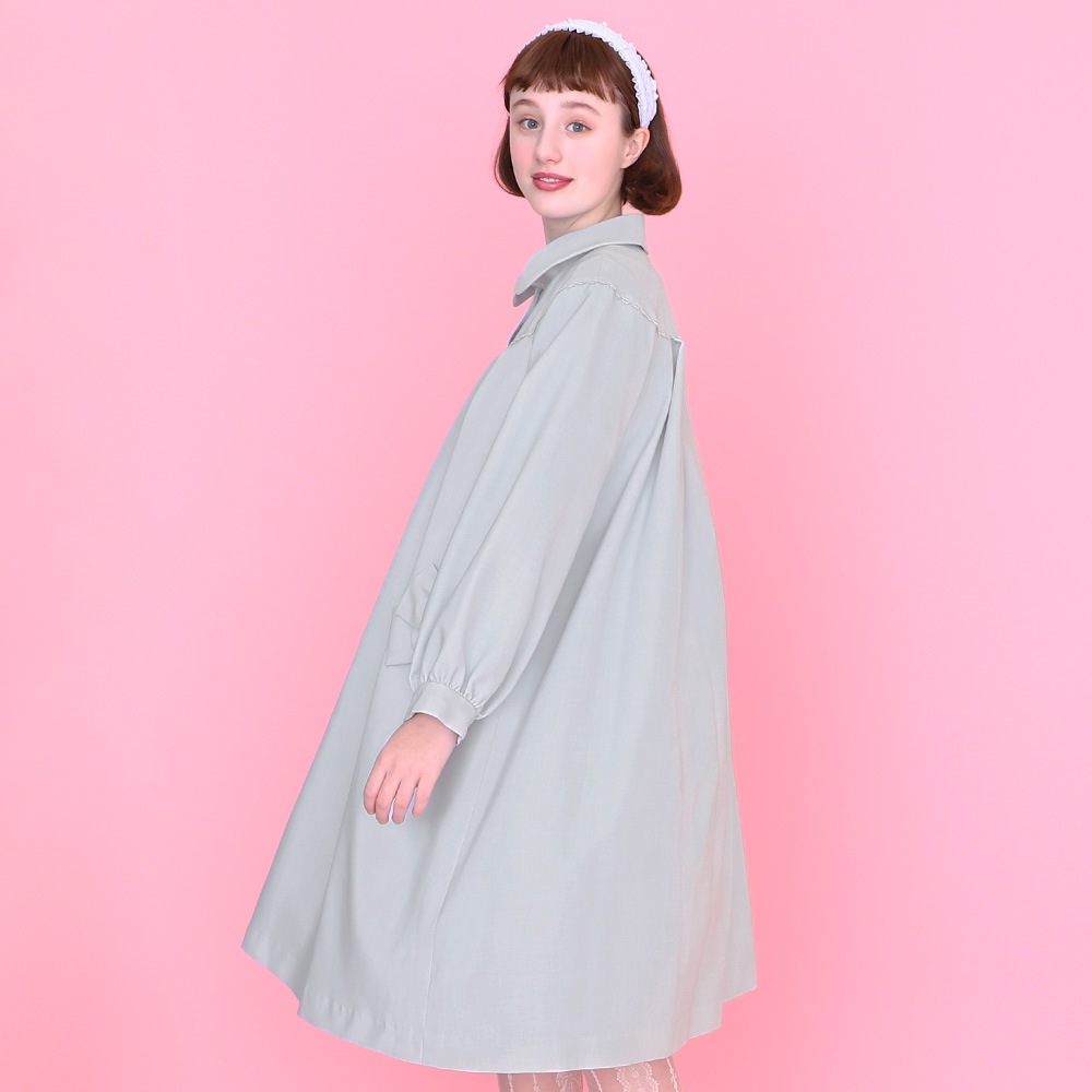 ޥޥܥ󥳡( Marshmallow ribbon coat )