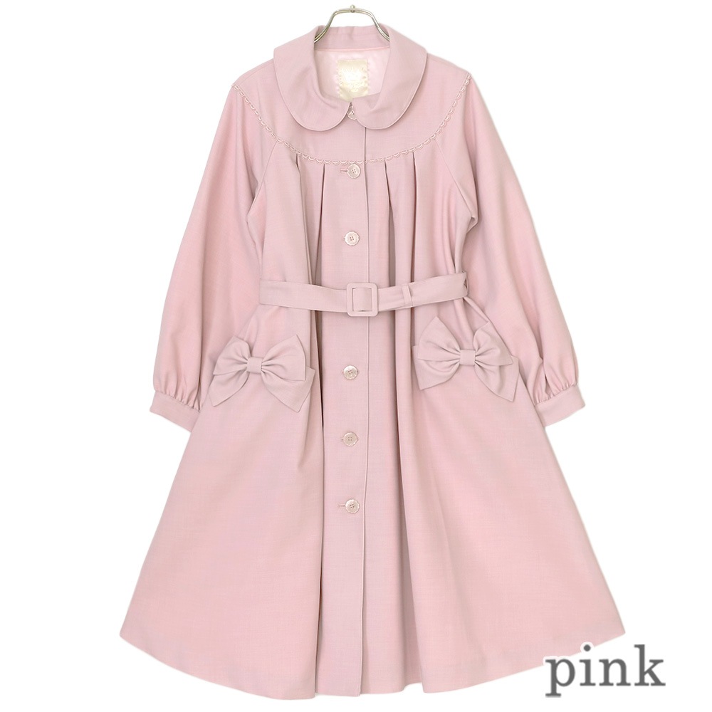 ޥޥܥ󥳡( Marshmallow ribbon coat )