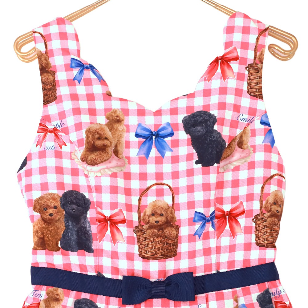 Toy Poodle�Ρ����꡼�֥��ԡ��� (Toy Poodle sleeveless dress)