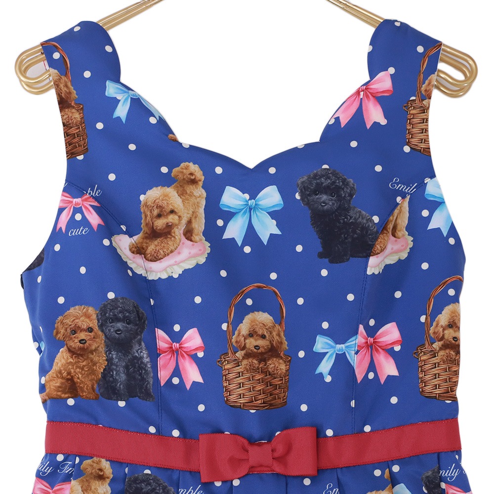Toy Poodle�Ρ����꡼�֥��ԡ��� (Toy Poodle sleeveless dress)