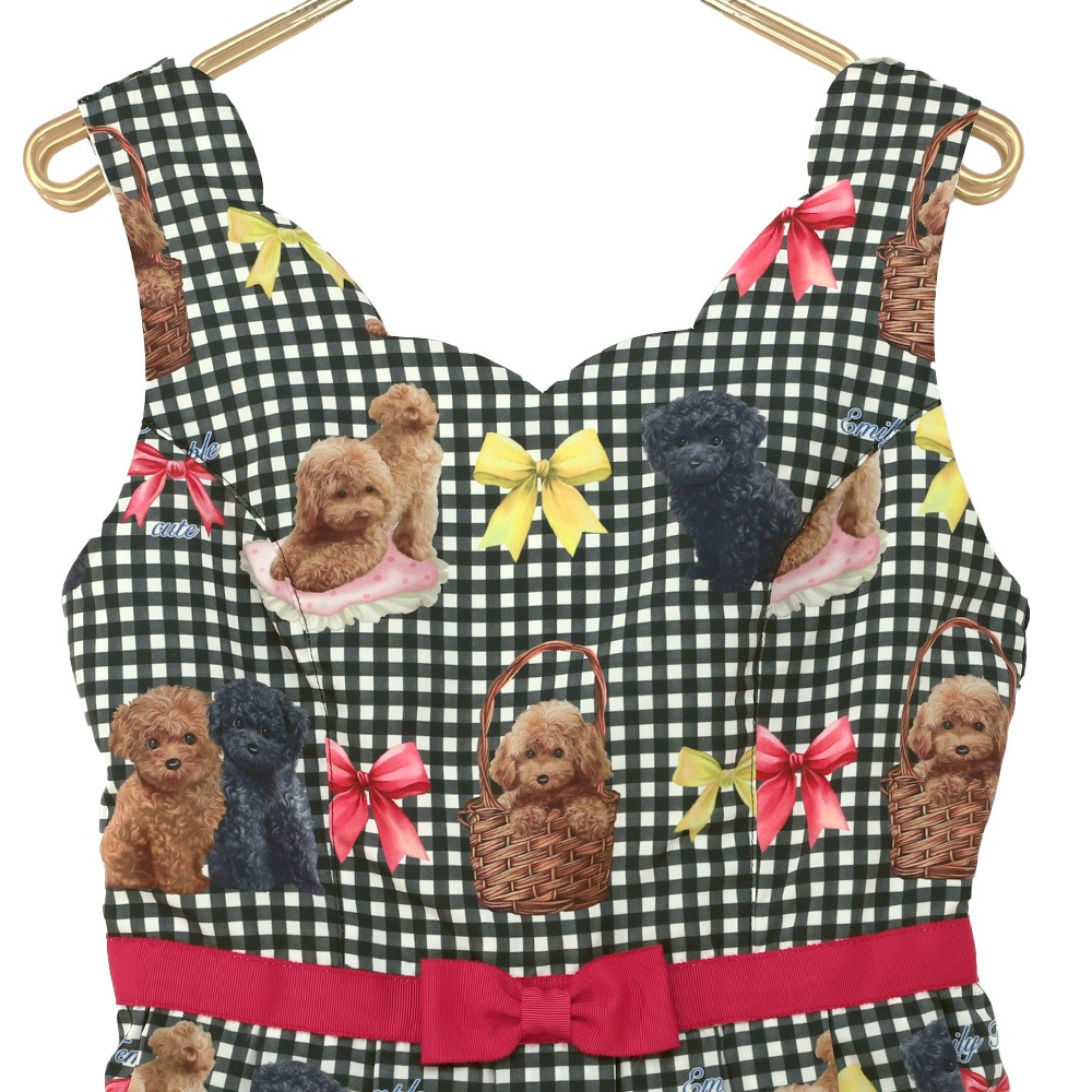 Toy Poodle�Ρ����꡼�֥��ԡ��� (Toy Poodle sleeveless dress)