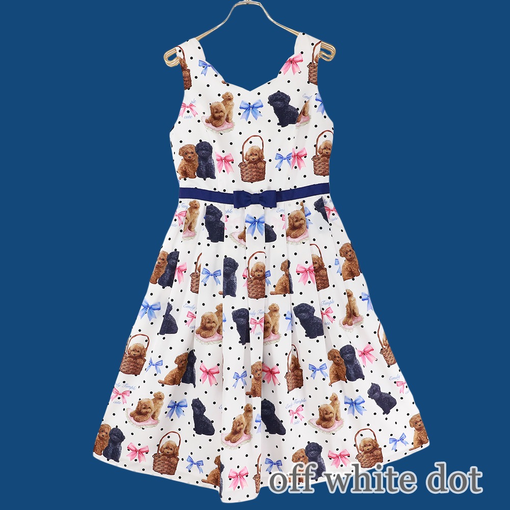 Toy Poodle�Ρ����꡼�֥��ԡ��� (Toy Poodle sleeveless dress)