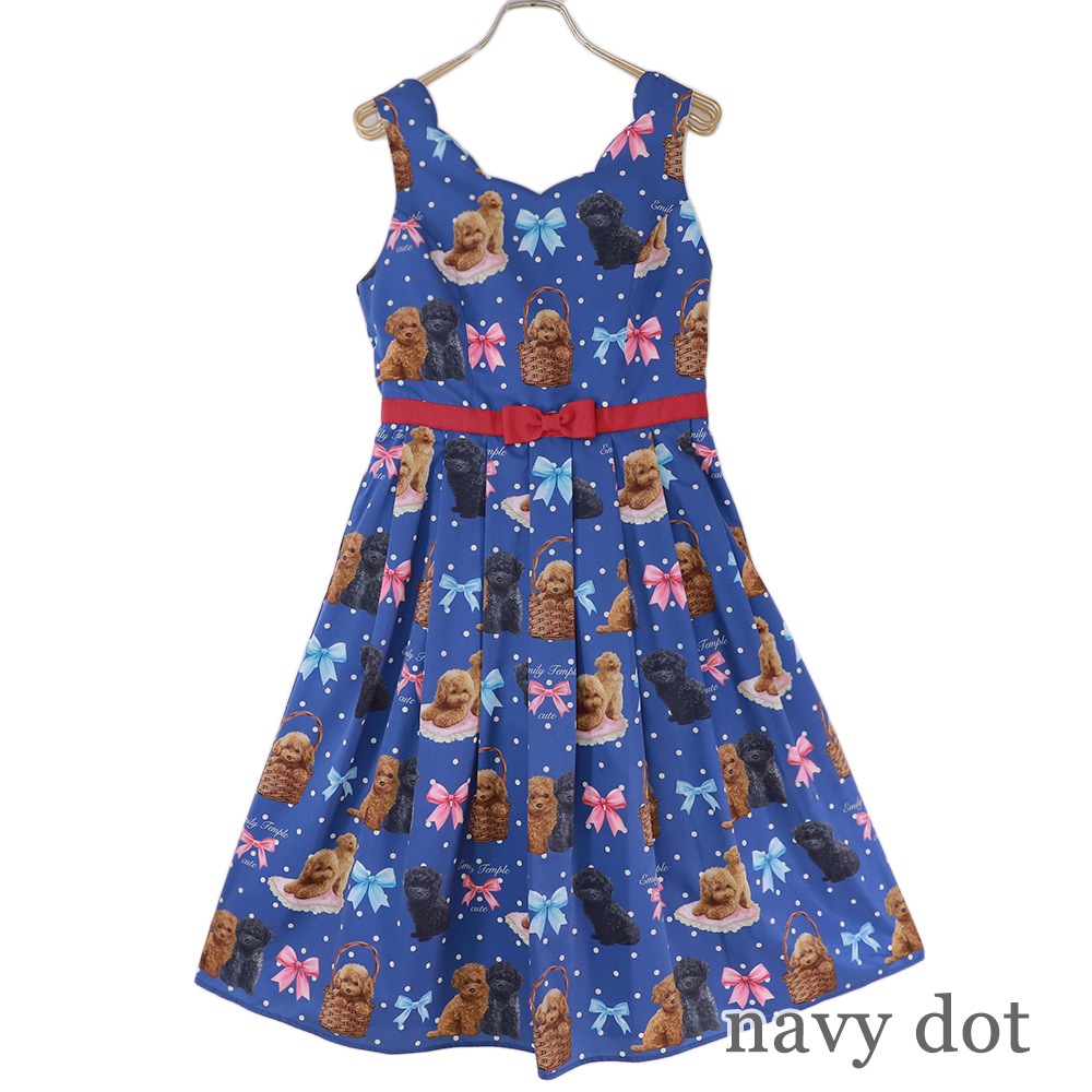 Toy Poodle�Ρ����꡼�֥��ԡ��� (Toy Poodle sleeveless dress)