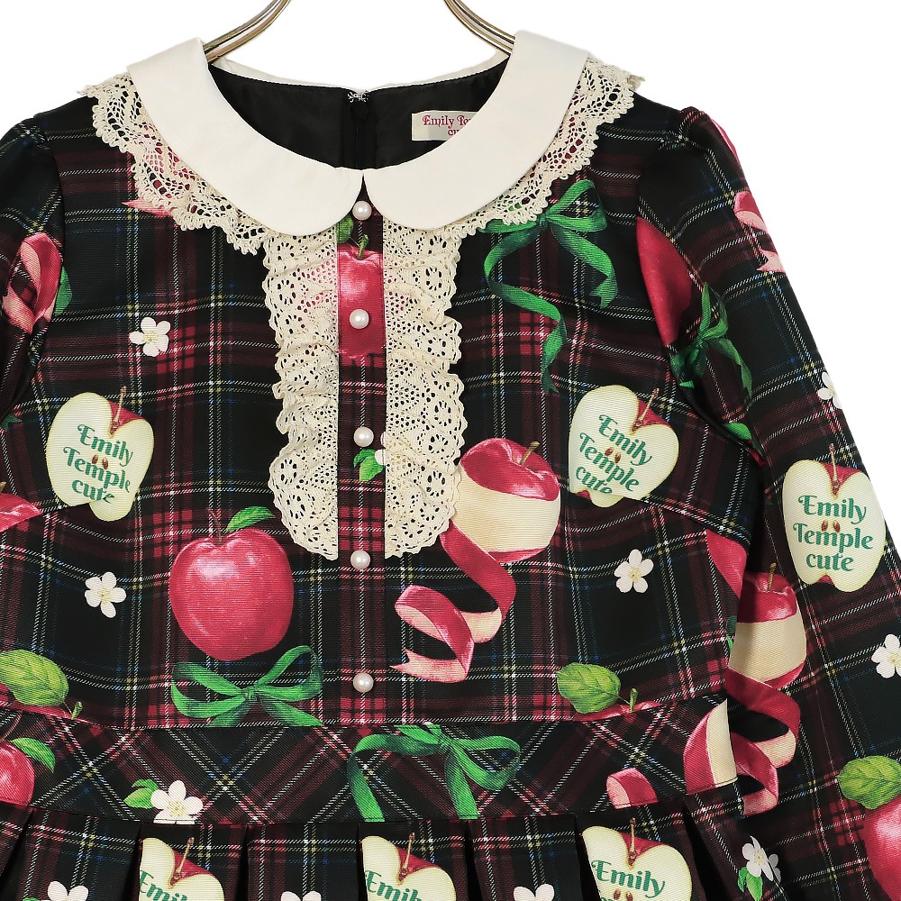 ��������RibbonApple���ԡ��� (Tartan Ribbon Apple dress)