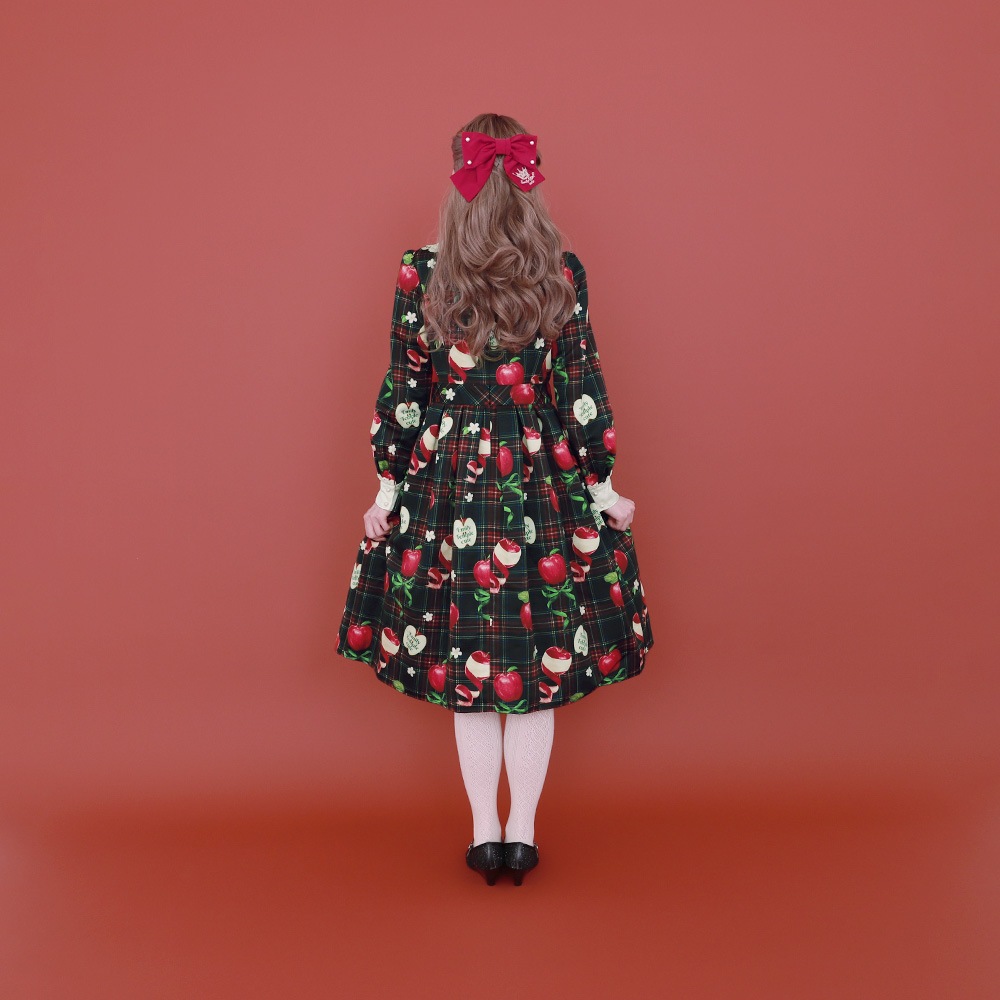 ��������RibbonApple���ԡ��� (Tartan Ribbon Apple dress)