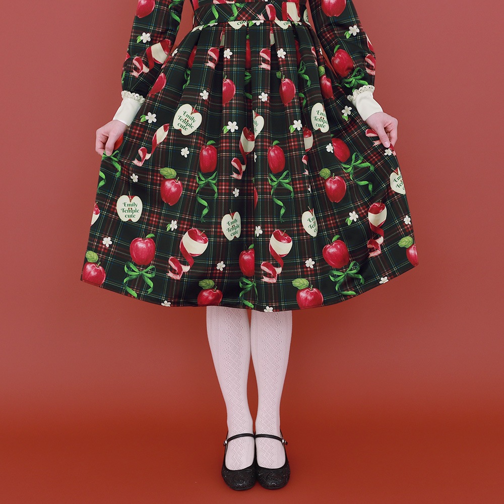 ��������RibbonApple���ԡ��� (Tartan Ribbon Apple dress)