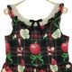 ��������RibbonApple�Ρ����꡼�֥��ԡ��� (Tartan RibbonApple sleeveless dress)
