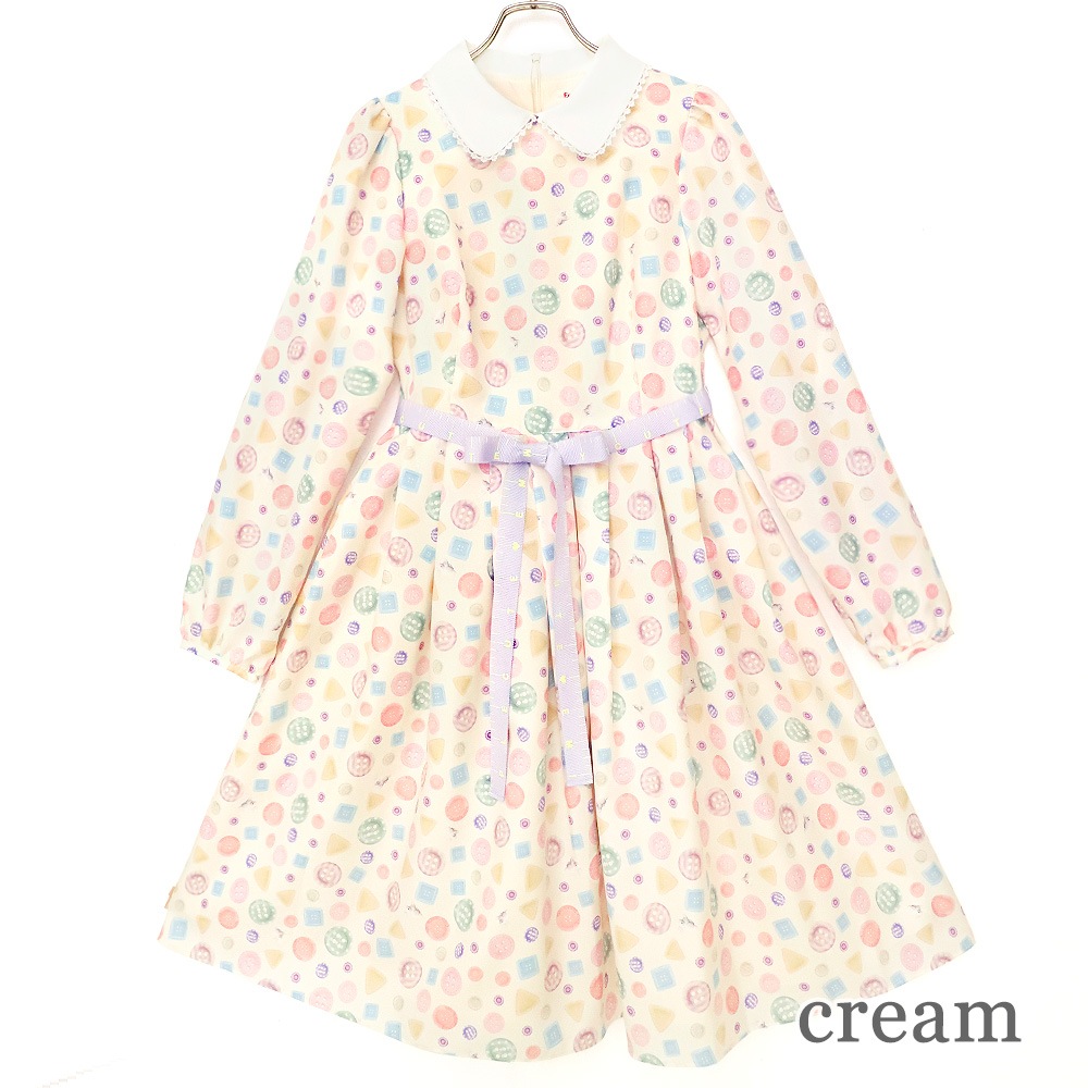 ドロップボタン ワンピース (drop button dress) | ONE PIECE DRESS
